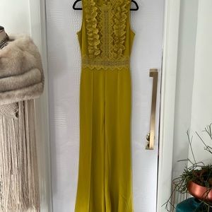 Lace knit Jumpsuit sz L